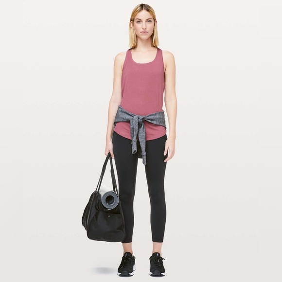 lululemon athletica Tops - Lululemon Women’s Love Tank Casual Loose Fit Yoga Everyday Misty  Merlot Size 6